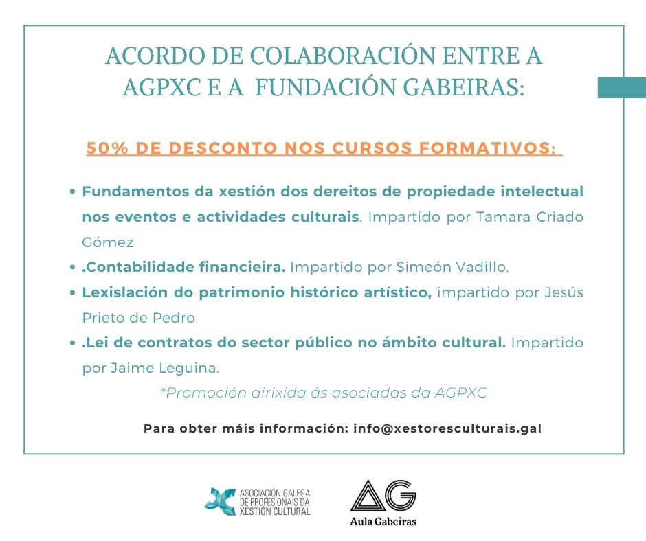 Acordo de colaboración entre a AGPXC e a Fundación Gabeiras
